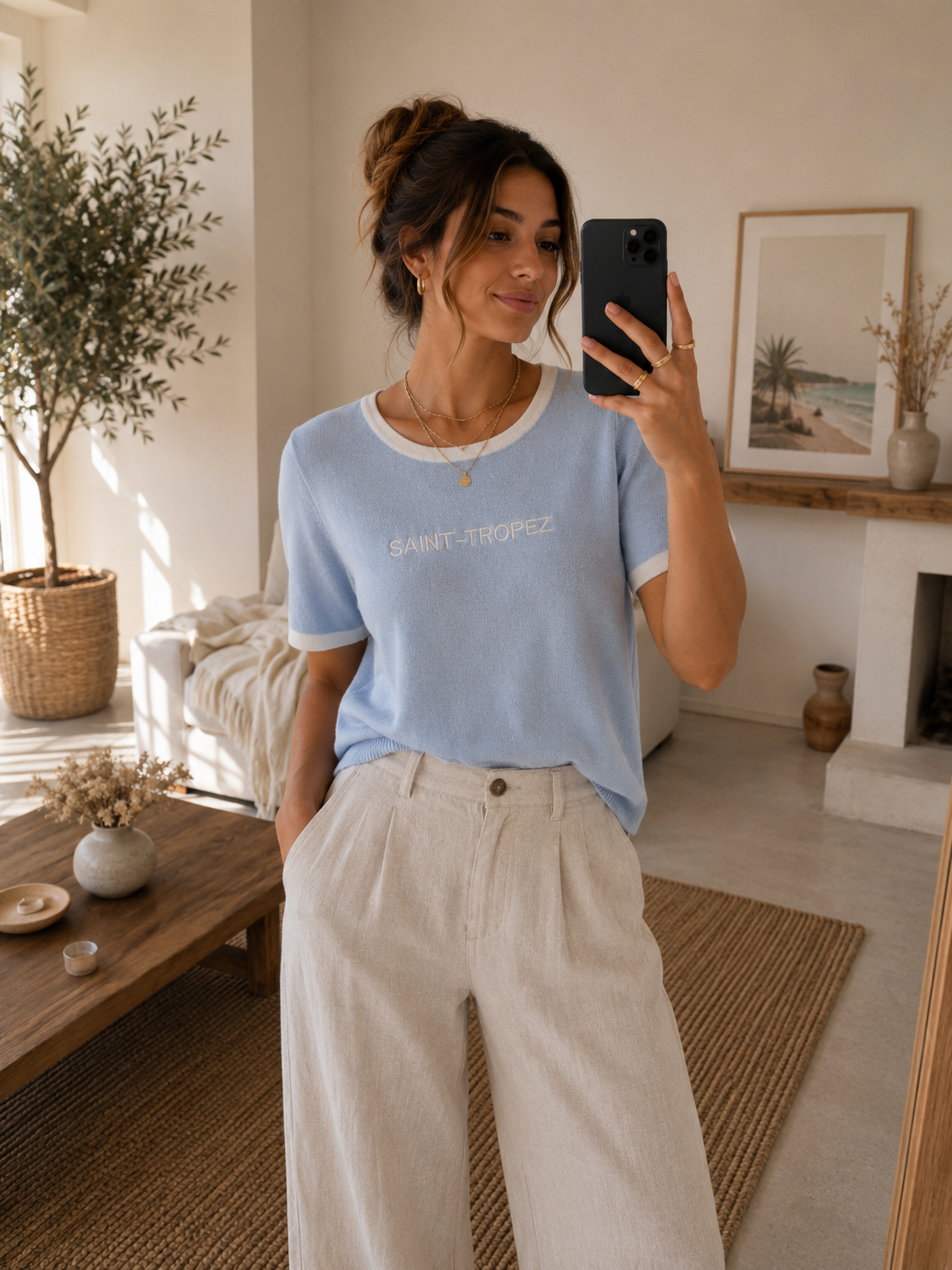 Saint-Tropez Knit Tee
