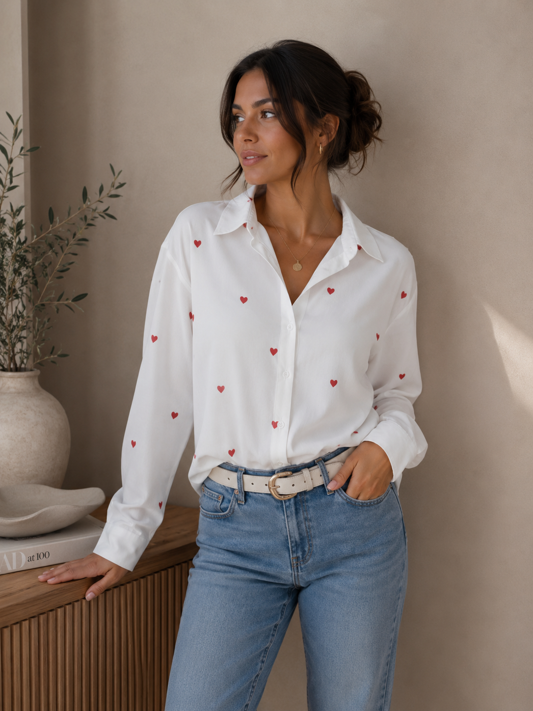 Herzchen Bluse
