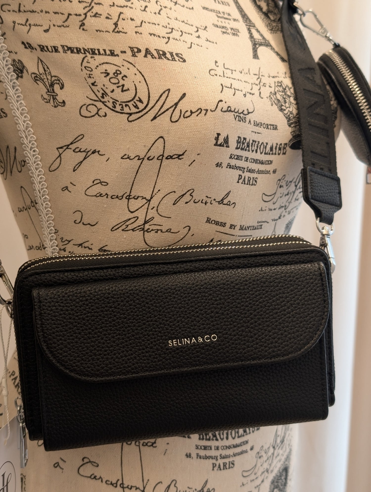Schultertasche mit Portemonnaie