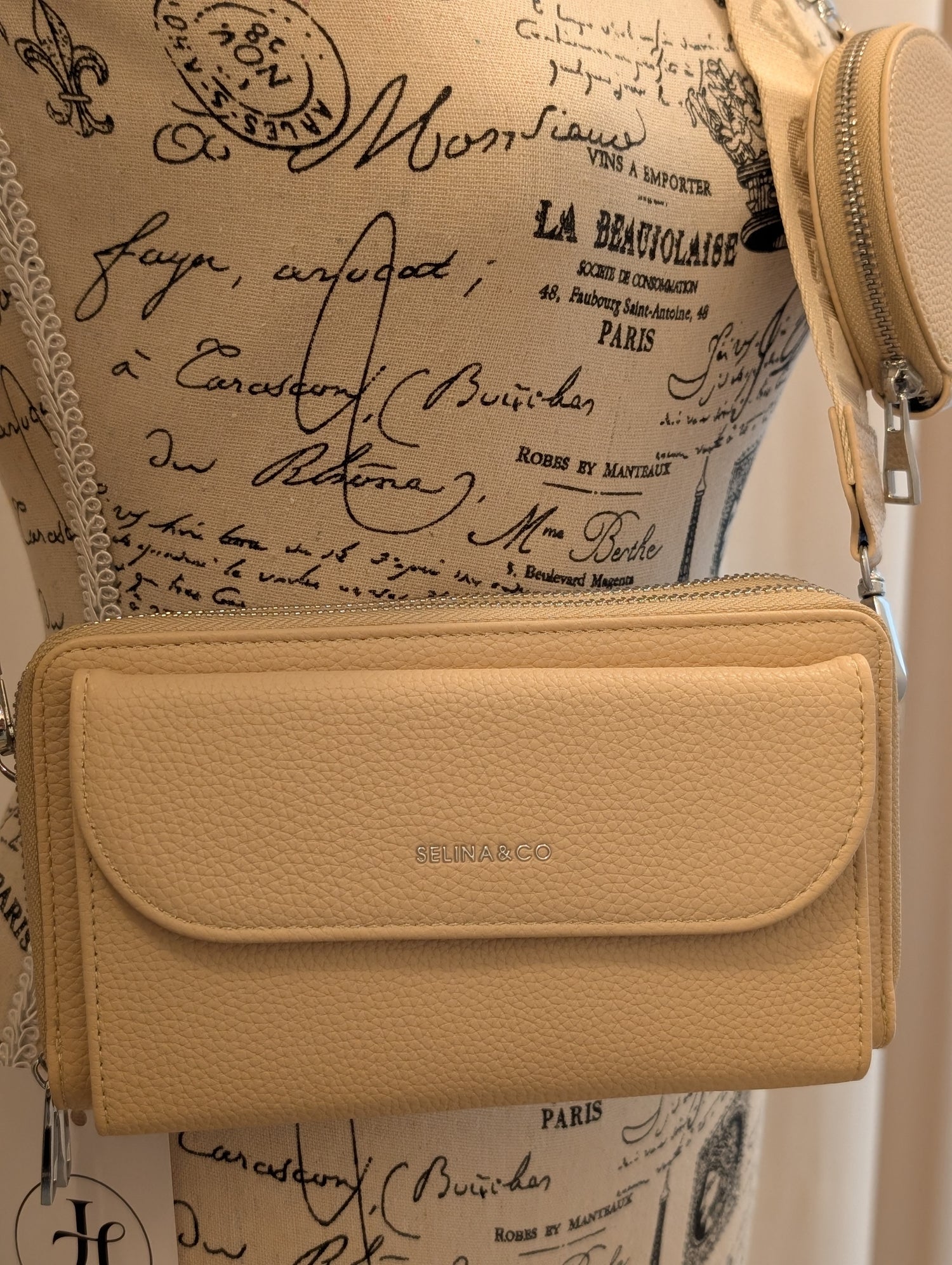 Schultertasche mit Portemonnaie