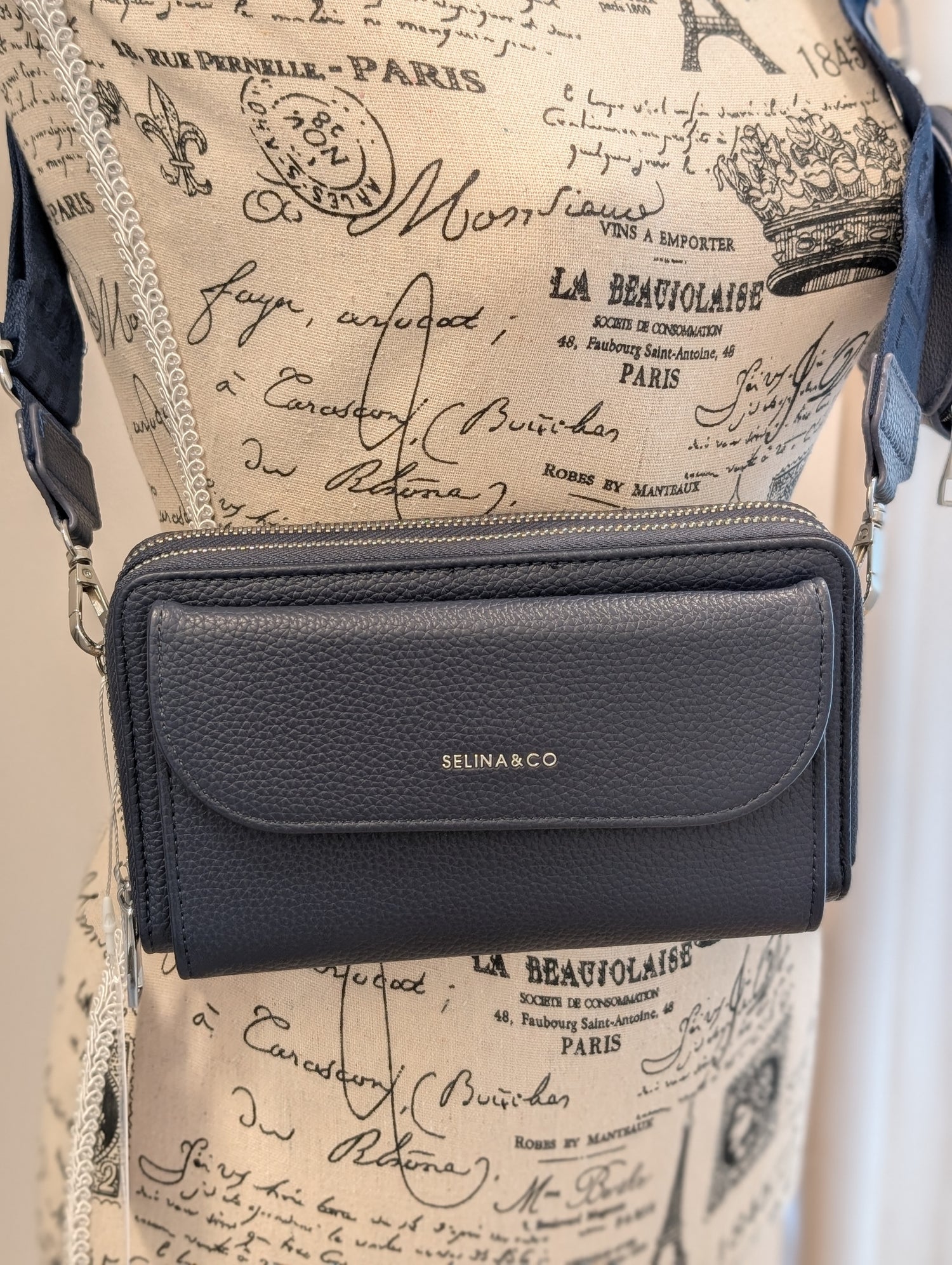 Schultertasche mit Portemonnaie
