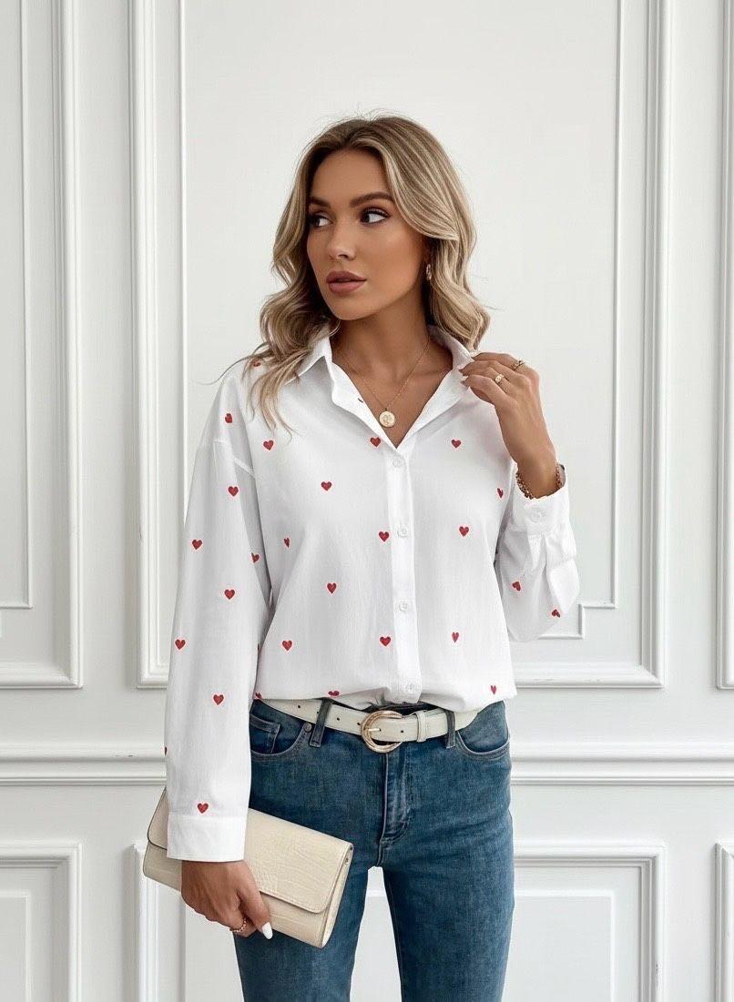 Herzchen Bluse